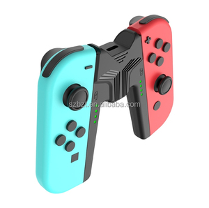 コントローラ左 & 右充电グリップV型ワイヤレスゲームハンドル用スイッチプレイ中 - Product Image 3