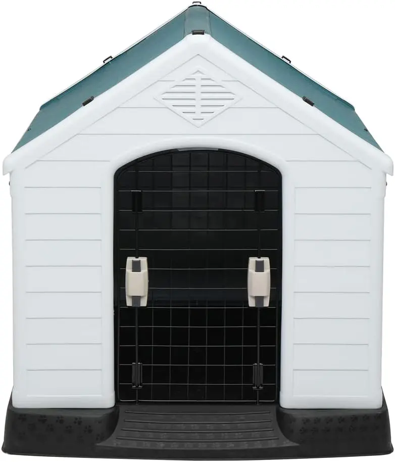 YOHO All weather outdoor resistente à prova de água PP PLASTIC pet house Removível Rainproof Plastic Dog House com tamanho diferente
