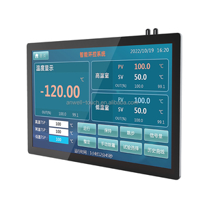 15.6 Inch FHD PCAP Touch Panel PC All in One 1920x1080 Resolution 5ms Response Time USB DVI Interface Includes <strong>Operating</strong> <strong>System</strong> - Product Image 1