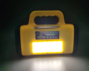 3 ampuller ile komple taşınabilir Solar aydınlatma sistemi kiti USB MP3 MF radyo güneş enerjisi acil durum ışıkları 10 in 1 şarj kablosu - Product Image 5