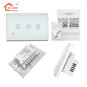 Interruptor táctil inteligente KLASS US: 1/2/3/4 Gang, control inalámbrico, automatización del hogar fácil - Product Image 1