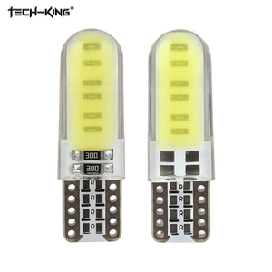 車LEDT10 COB12VシリコンクリスタルライトW5Wワイド電球ナンバープレート読書灯 - Product Image 1