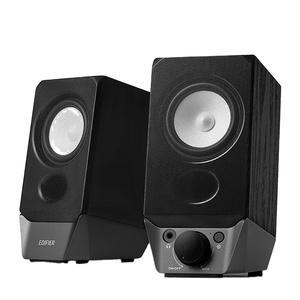コンピュータスピーカーR19BT電源Bluetooth V5.3 AUX入力2W + 2W出力強力低音USB-A PCタブレットノートパソコン用 - Product Image 1