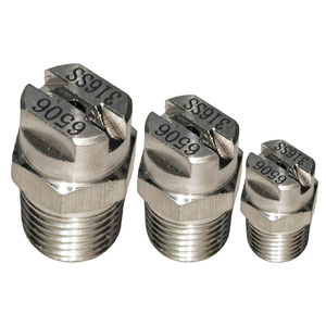 Áp lực cao sạch 1/4 thép không gỉ Quạt phẳng vòi phun Quạt phẳng vòi phun để làm sạch rửa - Product Image 6