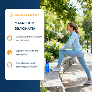 תמיכה במגנזיום 4x כמוסות מורכבות מגנזיום גליcinate אנרגיה שינה-תוסף בריאות מגנזיום גליcinate קפסולות - Product Image 3