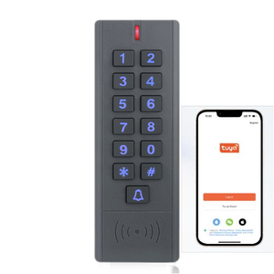 125 khz Kartenleser Wiegand wasserdichte Slim Black Tastatur intelligente Tuya WLAN Tür-Eingangssystem-Zugangsregler - Product Image 1