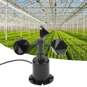 Sensor de velocidad del viento de 0-50 m/s, anemómetro, Sensor de velocidad del viento, salida de señal ambiental, tipo de pulso, Tres tazas - Product Image 2