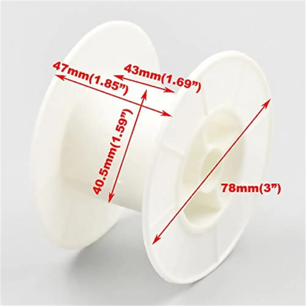 Rỗng Bobbin Vòng Nhựa Cứng Dây Ống Kết Thúc Rõ Ràng 4 Ribbon Ren Dòng