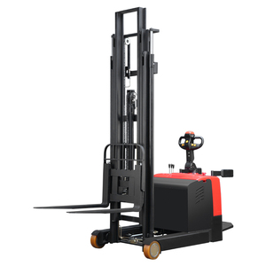 Reach Electric Off-Road Walkie Fork Lifter Straddle Truck Apilador de palés Elevador Autocarga Descarga de carga para camiones Van - Product Image 3