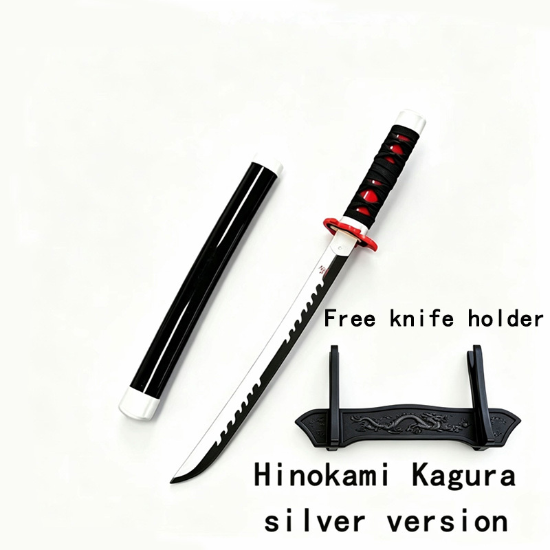 Hinokami Kagura silver version 43cm/16.93in +knife holder