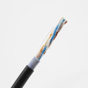 CABLE ETHERNET CAT5E CAT6 CAT7 para interiores, CABLE de red LAN con relleno de GEL de aceite, sistema POE CATV de 305M - Product Image 1