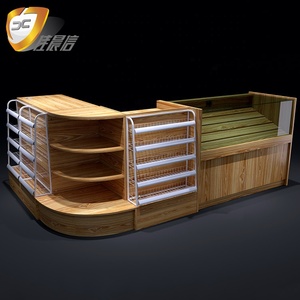 便利店木制收银台柜台前促销展示架 - Product Image 2