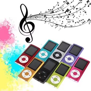 Hot Metal Slim MP3 <strong>MP4</strong> <strong>Player</strong> 4th 1.8 Inch LCD Support Memory Card Screen Portable FM Radio Music Video <strong>Player</strong> - Product Image 2