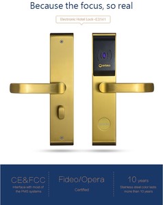 Rf kart kodlayıcı otel anahtar kartı sistem kapı kilidi kart okuyucu şifre kapı dijital kilit - Product Image 4