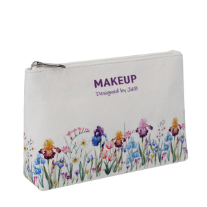 กระเป๋าซิปแต่งหน้าเครื่องสำอางกำมะหยี่พิมพ์ลายดิจิตอลพร้อมโลโก้ส่วนตัวสำหรับโฆษณาของขวัญ - Product Image 1