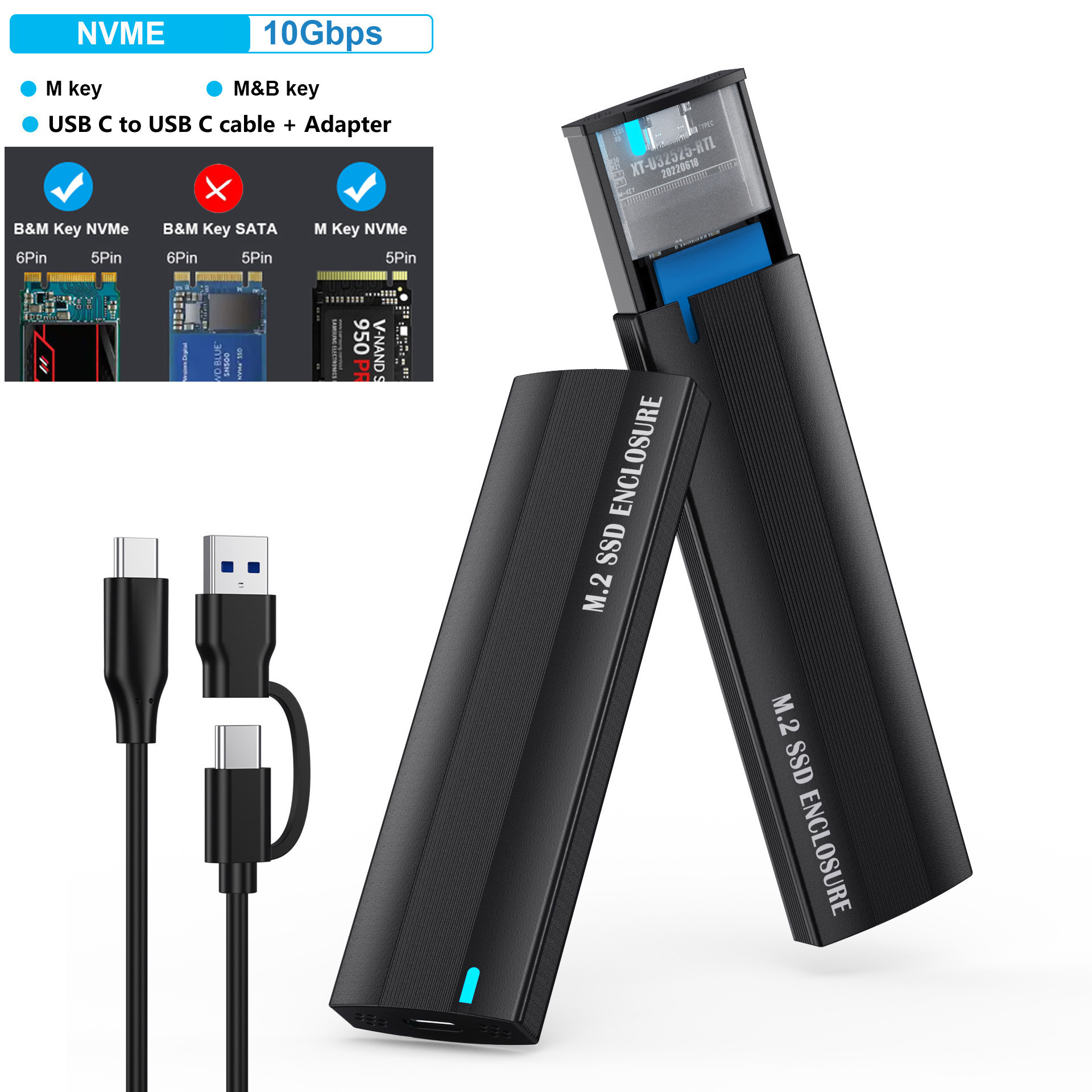 NVME Single Protocol - Black
