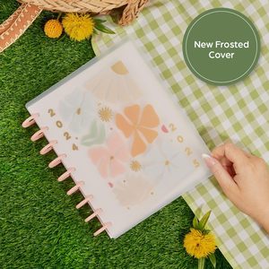 2024 popolare diario con copertina rigida di 12 mesi con rilegatura a disco per Notebook felice Planner per Notebook giornalieri all'ingrosso di diverse dimensioni - Product Image 2