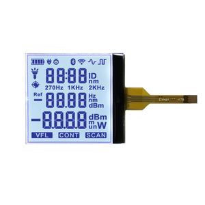 Kunden spezifisches FSTN Schwarz auf Weiß Segment LCD-Display UC1671 Treiber mit FPC Connect - Product Image 1