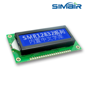 Schermo di controllo industriale 12832 display LCD modulo porta seriale con libreria di font 12832 dot matrix schermo blu 3.3v - Product Image 4