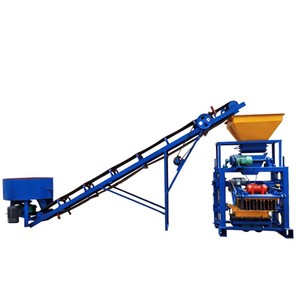 Máquina de bloques semiautomática con apilador, nuevo diseño, QT40-1 - Product Image 1