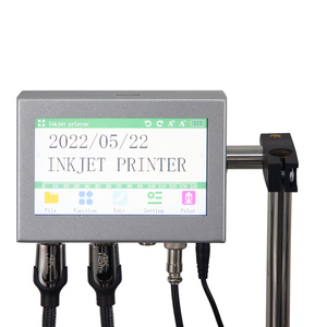 TIJ 600dpi Período válido Lote en línea Máquina de codificación de inyección de tinta automática Nueva tinta de secado rápido - Product Image 2