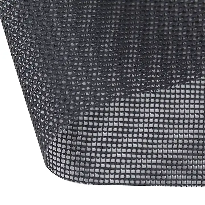 250GSM Noir PVC Enduit Tissé Polyester Mesh Tissu pour Chat Sacs Pet Carriers