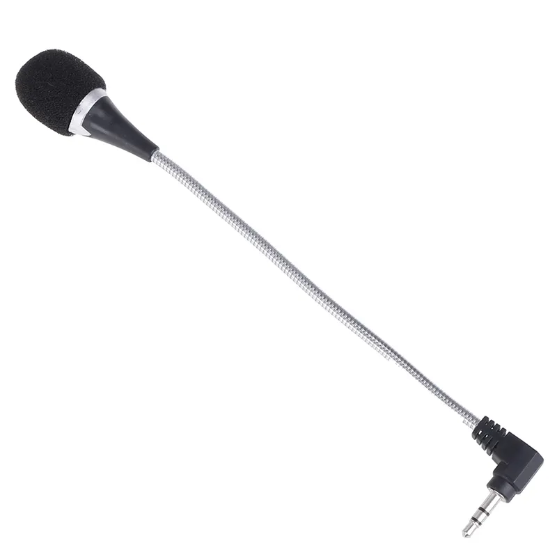 OEM 3.5mm Jack Mini Microfone Capacitância Flexível Mic para o Telefone Móvel PC Notebook Laptop Podcast Skype Chat