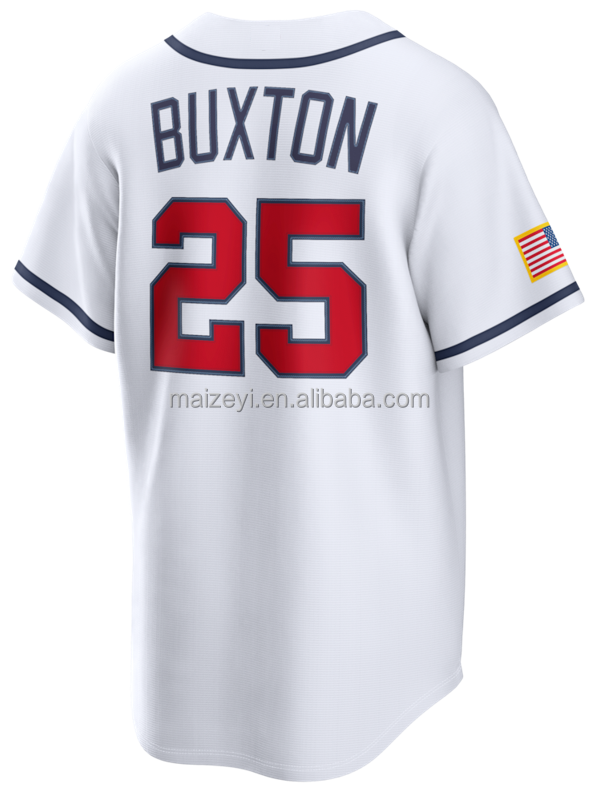 #25 Byron Buxton Blanc