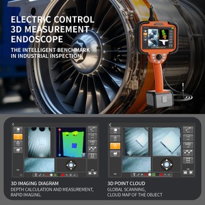 3D-Messendoskop mit zwei Kameras Flexibler Motor-Videoskop-CMOS-Sensor für die Luft-und Raumfahrt-Motor diagnose SD-Karten daten - Product Image 3