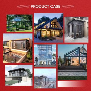 Cấu trúc khung hợp kim ngoài trời hiện đại dễ dàng lắp đặt nhà kính nhôm đúc sẵn hiện đại - Product Image 4