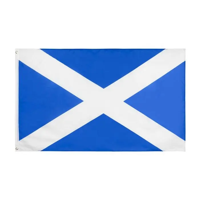 Prezzo di fabbrica serigrafia stampato digitale diversi tipi bandiere di dimensioni diverse bandiera nazionale scozzese 3X5FT