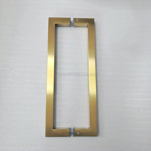 EM / <strong>ODM</strong> <strong>Producers</strong> Sliding Door Handle Bathroom Glass Flush Door Knob Glass Door Handle Oval Stainless Steel - Product Image 5