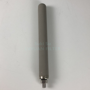 Lọc không khí 0.2 0.25 0.5 1 2 5 10 micron UM thép không gỉ 316 thiêu kết xốp khuếch tán khí SS sparger - Product Image 5