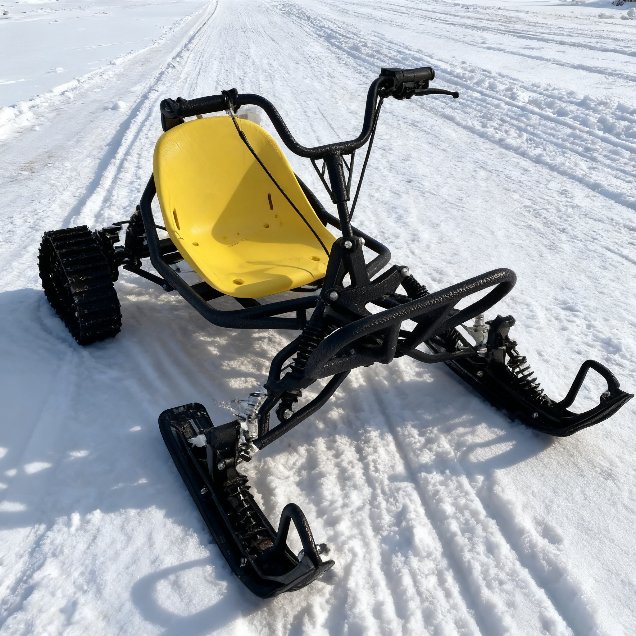 Pista de kart de nieve 8/10/12 trineos/motor de eje equilibrado 212cc