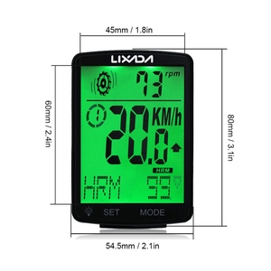 LIXADA 3 en 1 Computadora inalámbrica para bicicleta Pantalla LCD multifuncional Computadora para bicicleta - Product Image 6