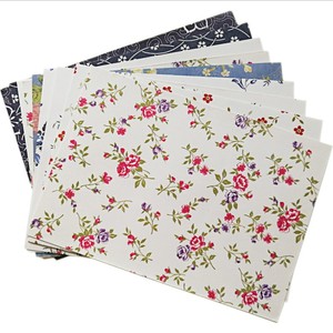 Großhandel kleine Blumen umschlag Elegante Retro benutzer definierte Mailing Umschlag chinesischen Stil Schreibpapier Umschlag