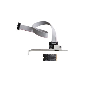 Computadora de escritorio 22 42mm Ngff tarjeta Wlan con cable para PC 1 puerto Rj45 tarjeta de red Lan M.2 Gigabit NIC I210 Chip 10/100/1000Mbps - Product Image 1