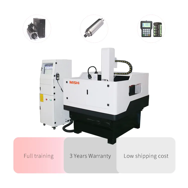Jinan High-precision Metal Cutting CNC 4040 6060 6090 CNC Milling Cutter Metal Engraving Mold Making Machine