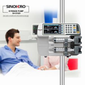 SH-510Di pompa per siringa a doppio canale per attrezzatura medica ospedaliera pompa elettrica per infusione a più canali - Product Image 3