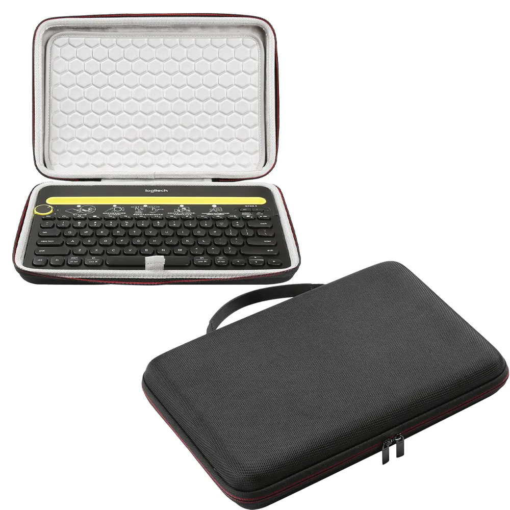 Hard-Shell EVA Pressure-Resistant Waterproof Box for Wireless Mechanical Keyboard Storage Digital Camera Bags