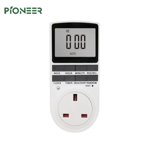 Direkter elektronischer digitaler Küchen timer ab Werk mit zyklischer Funktion Wasserdichte UK-Stecker-Timing-Buchse