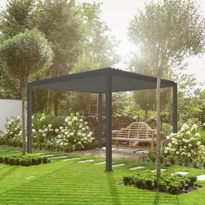 Otomatik tavan tonları çatı louvre yağmur sensörü ile geri çekilebilir tente otomatik pergola - Product Image 5