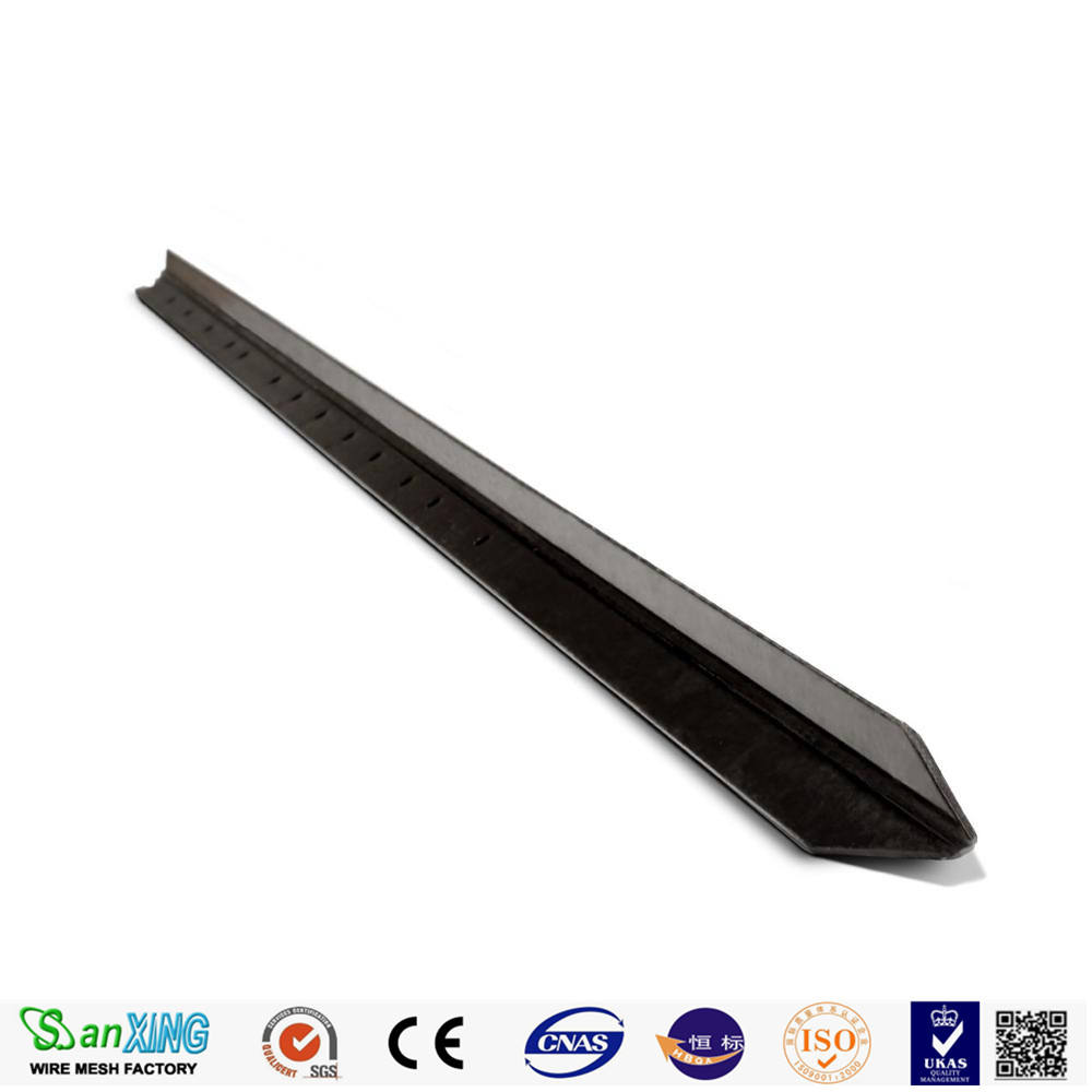 Poteau en PVC Y noir