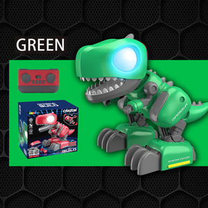 Tarama sürgülü mod LED ışıkları ve ses efektleri ile RC çocuk dinozor Robot DIY kök bina kiti birleştirin ve kontrol - Product Image 3