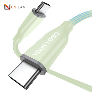 UNIEAN厂家直销2M 3m硅胶电缆<span class=keywords><strong>USB</strong></span> C 5V2A型-C 60w快速充电数据线，适用于苹果和安卓系统