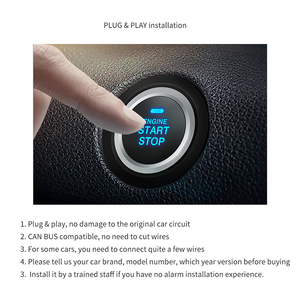 CAN BUS Remote Starter for Toyota Hilux 2016-2019 Plug and Play Passive Keyless Entry <strong>Push</strong> <strong>Button</strong> <strong>Start</strong> Remote <strong>Start</strong> - Product Image 5