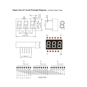 XING LIGHT LED Digital Tube 0,28 0,36 0,56 Zoll 1/2/3/4 Ziffern Common Positive Negative Red LED Digit Display - Product Image 3