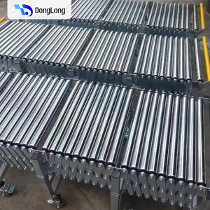 Sistema de transportador de rodillos accionado por velocidad ajustable Nuevo para líneas de producción de almacenes de manejo de materiales automático eficiente - Product Image 3