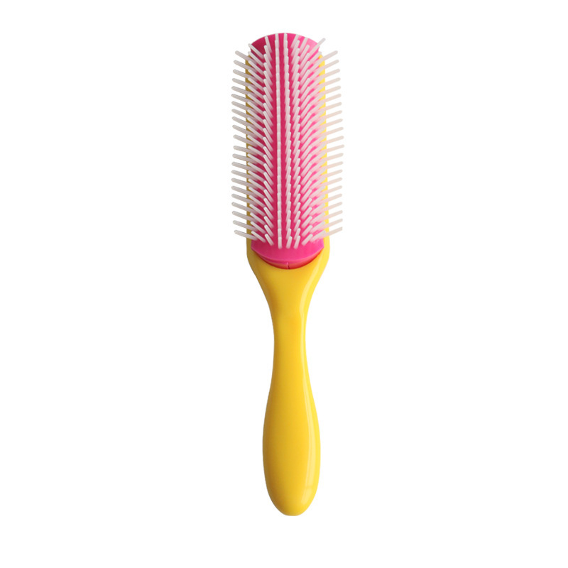 pink+yellow handle