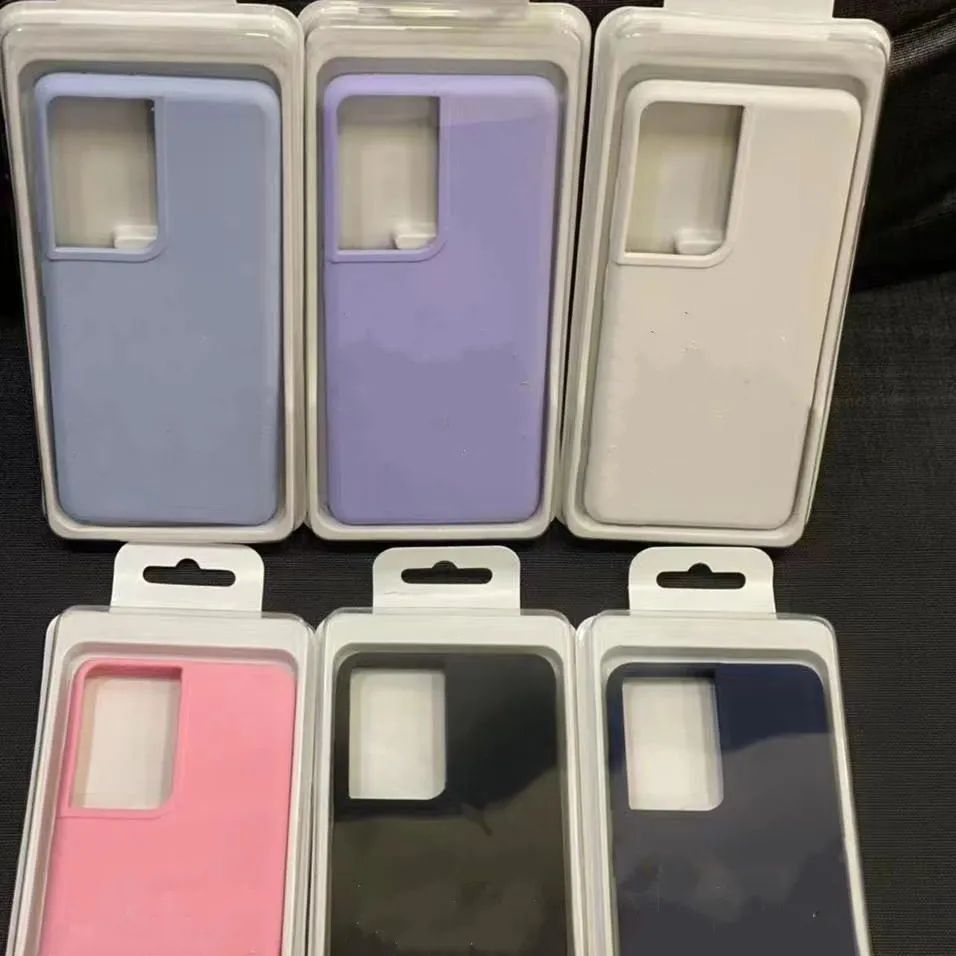 Capa protetora de silicone líquido para celulares, capinha de silicone original à prova de choque para smartphones samsung galaxy s22 ultra s10 plus s9 s8